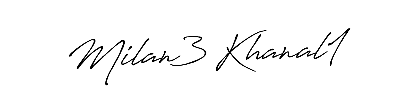 How to Draw Milan3 Khanal1 signature style? Antro_Vectra_Bolder is a latest design signature styles for name Milan3 Khanal1. Milan3 Khanal1 signature style 7 images and pictures png