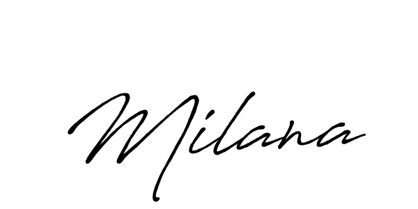 See photos of Milana official signature by Spectra . Check more albums & portfolios. Read reviews & check more about Antro_Vectra_Bolder font. Milana signature style 7 images and pictures png