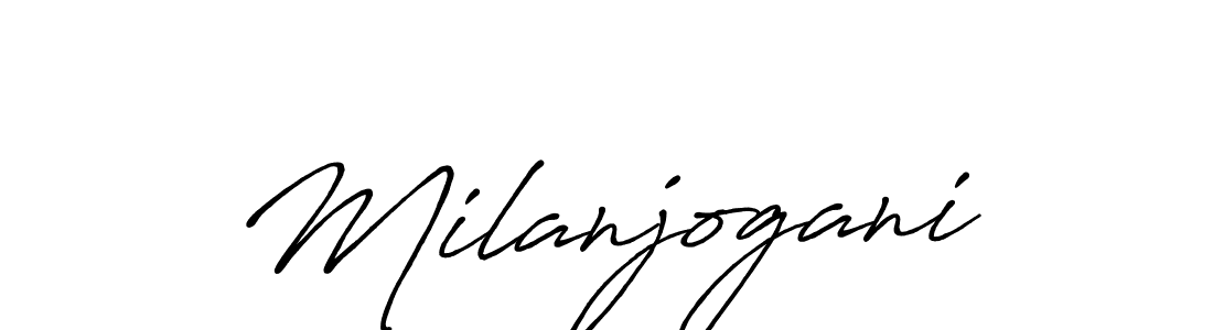 Also You can easily find your signature by using the search form. We will create Milanjogani name handwritten signature images for you free of cost using Antro_Vectra_Bolder sign style. Milanjogani signature style 7 images and pictures png