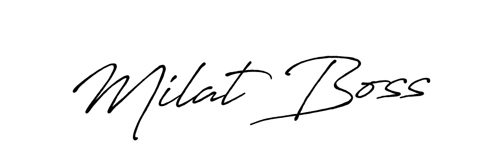 This is the best signature style for the Milat Boss name. Also you like these signature font (Antro_Vectra_Bolder). Mix name signature. Milat Boss signature style 7 images and pictures png