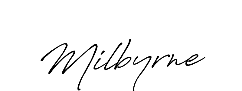 Once you've used our free online signature maker to create your best signature Antro_Vectra_Bolder style, it's time to enjoy all of the benefits that Milbyrne name signing documents. Milbyrne signature style 7 images and pictures png