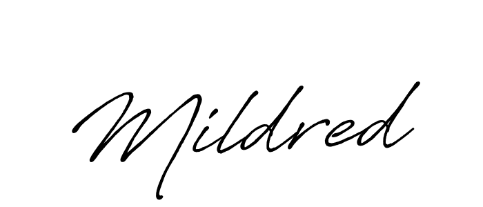 Also You can easily find your signature by using the search form. We will create Mildred name handwritten signature images for you free of cost using Antro_Vectra_Bolder sign style. Mildred signature style 7 images and pictures png