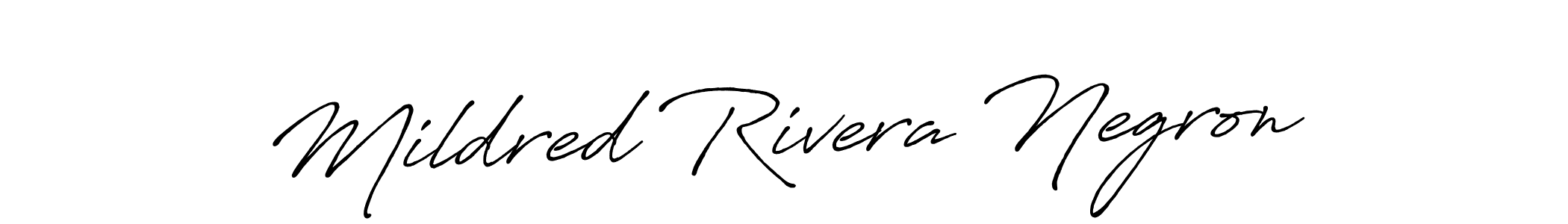 Make a beautiful signature design for name Mildred Rivera Negron. Use this online signature maker to create a handwritten signature for free. Mildred Rivera Negron signature style 7 images and pictures png