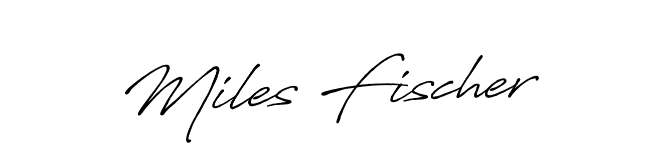 How to make Miles Fischer signature? Antro_Vectra_Bolder is a professional autograph style. Create handwritten signature for Miles Fischer name. Miles Fischer signature style 7 images and pictures png