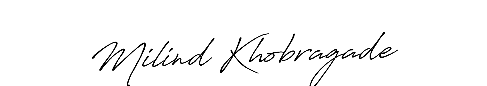 You should practise on your own different ways (Antro_Vectra_Bolder) to write your name (Milind Khobragade) in signature. don't let someone else do it for you. Milind Khobragade signature style 7 images and pictures png