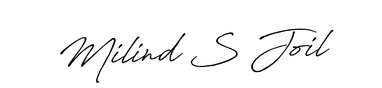 Antro_Vectra_Bolder is a professional signature style that is perfect for those who want to add a touch of class to their signature. It is also a great choice for those who want to make their signature more unique. Get Milind S Joil name to fancy signature for free. Milind S Joil signature style 7 images and pictures png