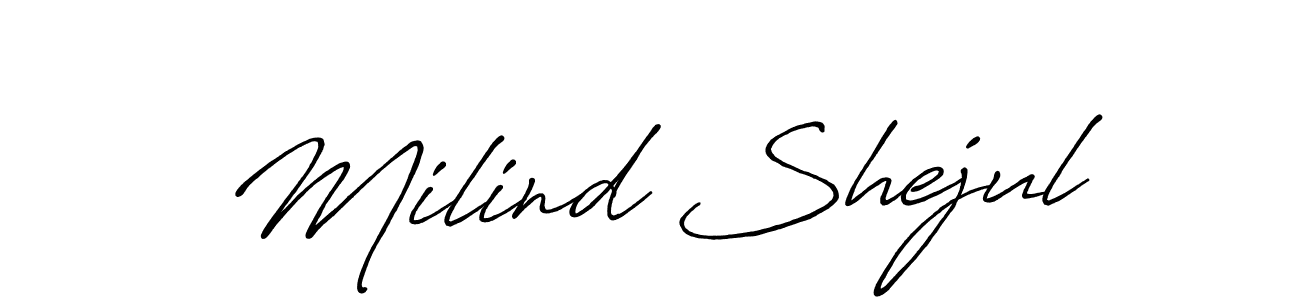 Best and Professional Signature Style for Milind Shejul. Antro_Vectra_Bolder Best Signature Style Collection. Milind Shejul signature style 7 images and pictures png