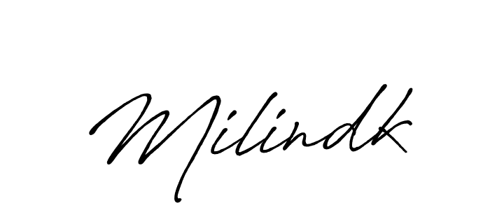 Make a short Milindk signature style. Manage your documents anywhere anytime using Antro_Vectra_Bolder. Create and add eSignatures, submit forms, share and send files easily. Milindk signature style 7 images and pictures png