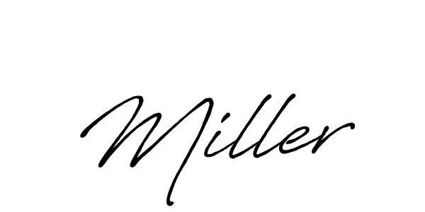 You should practise on your own different ways (Antro_Vectra_Bolder) to write your name (Miller) in signature. don't let someone else do it for you. Miller signature style 7 images and pictures png