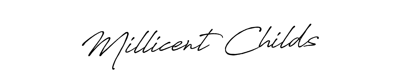 It looks lik you need a new signature style for name Millicent Childs. Design unique handwritten (Antro_Vectra_Bolder) signature with our free signature maker in just a few clicks. Millicent Childs signature style 7 images and pictures png