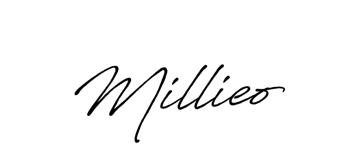 Best and Professional Signature Style for Millieo. Antro_Vectra_Bolder Best Signature Style Collection. Millieo signature style 7 images and pictures png