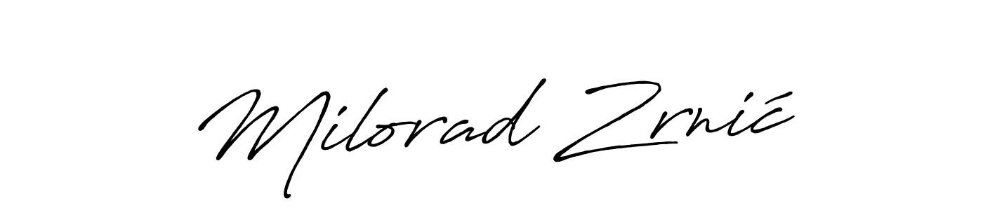 Here are the top 10 professional signature styles for the name Milorad Zrnić. These are the best autograph styles you can use for your name. Milorad Zrnić signature style 7 images and pictures png