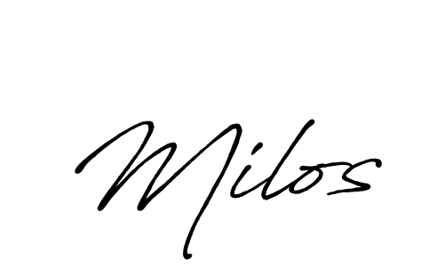 See photos of Milos official signature by Spectra . Check more albums & portfolios. Read reviews & check more about Antro_Vectra_Bolder font. Milos signature style 7 images and pictures png