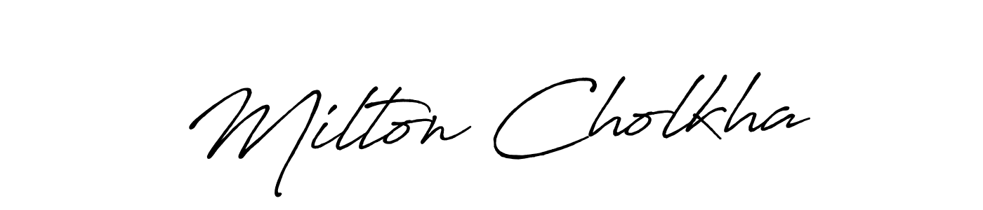 Here are the top 10 professional signature styles for the name Milton Cholkha. These are the best autograph styles you can use for your name. Milton Cholkha signature style 7 images and pictures png