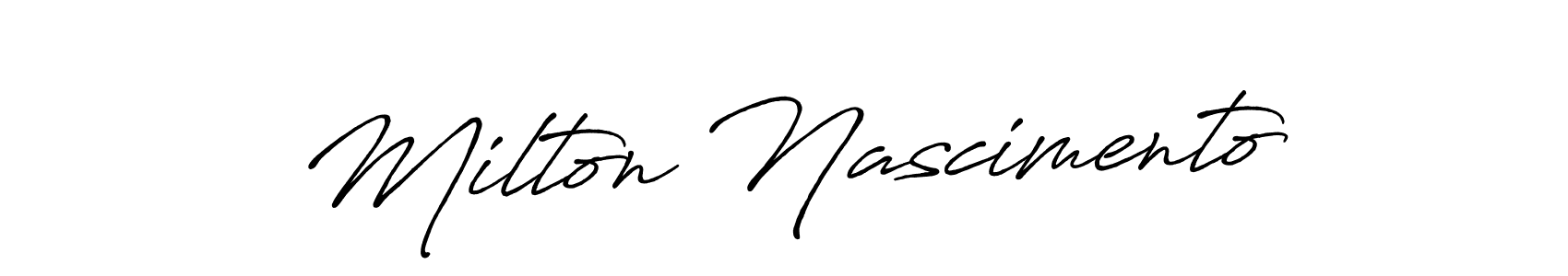 if you are searching for the best signature style for your name Milton Nascimento. so please give up your signature search. here we have designed multiple signature styles  using Antro_Vectra_Bolder. Milton Nascimento signature style 7 images and pictures png