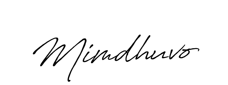 if you are searching for the best signature style for your name Mimdhuvo. so please give up your signature search. here we have designed multiple signature styles  using Antro_Vectra_Bolder. Mimdhuvo signature style 7 images and pictures png