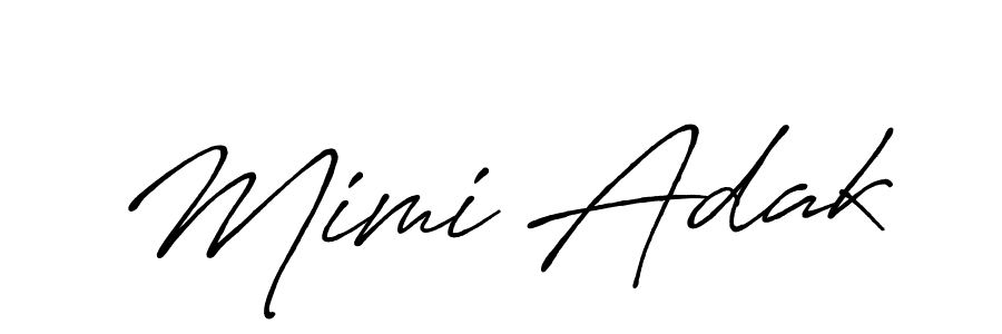if you are searching for the best signature style for your name Mimi Adak. so please give up your signature search. here we have designed multiple signature styles  using Antro_Vectra_Bolder. Mimi Adak signature style 7 images and pictures png