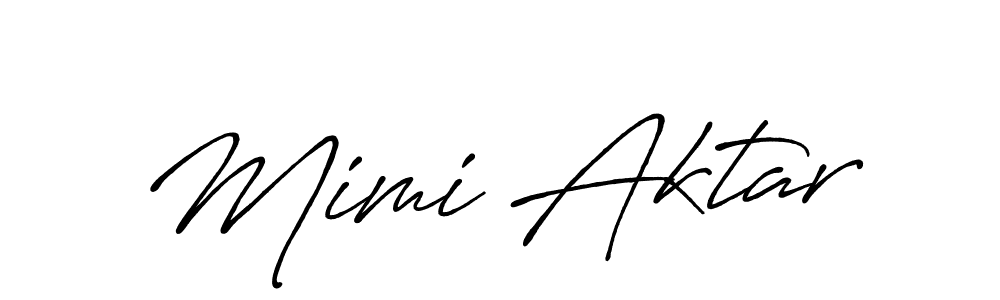 Mimi Aktar stylish signature style. Best Handwritten Sign (Antro_Vectra_Bolder) for my name. Handwritten Signature Collection Ideas for my name Mimi Aktar. Mimi Aktar signature style 7 images and pictures png