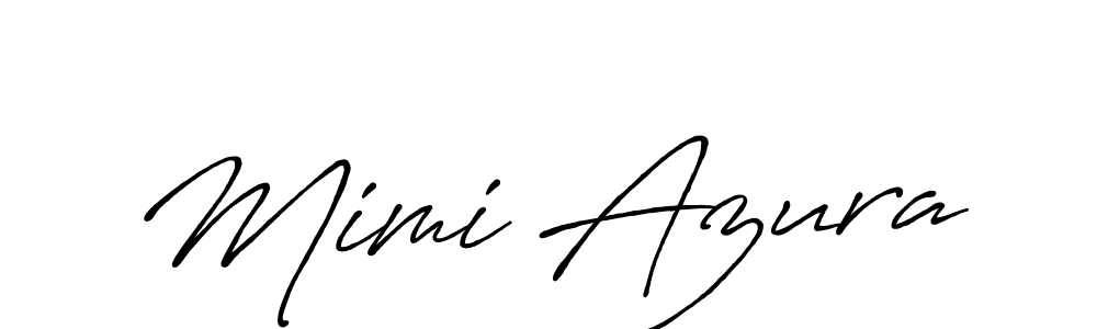 Also You can easily find your signature by using the search form. We will create Mimi Azura name handwritten signature images for you free of cost using Antro_Vectra_Bolder sign style. Mimi Azura signature style 7 images and pictures png