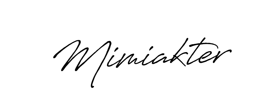 The best way (Antro_Vectra_Bolder) to make a short signature is to pick only two or three words in your name. The name Mimiakter include a total of six letters. For converting this name. Mimiakter signature style 7 images and pictures png