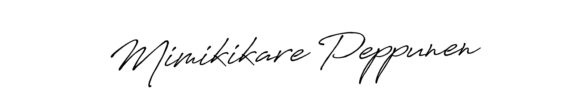 You can use this online signature creator to create a handwritten signature for the name Mimikikare Peppunen. This is the best online autograph maker. Mimikikare Peppunen signature style 7 images and pictures png