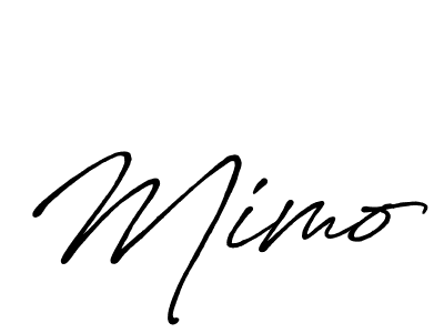 It looks lik you need a new signature style for name Mimo. Design unique handwritten (Antro_Vectra_Bolder) signature with our free signature maker in just a few clicks. Mimo signature style 7 images and pictures png
