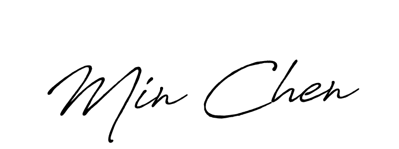 It looks lik you need a new signature style for name Min Chen. Design unique handwritten (Antro_Vectra_Bolder) signature with our free signature maker in just a few clicks. Min Chen signature style 7 images and pictures png