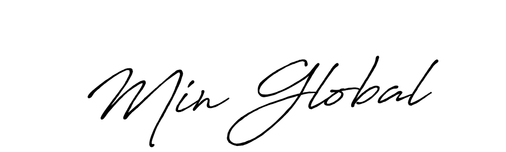 Make a beautiful signature design for name Min Global. Use this online signature maker to create a handwritten signature for free. Min Global signature style 7 images and pictures png