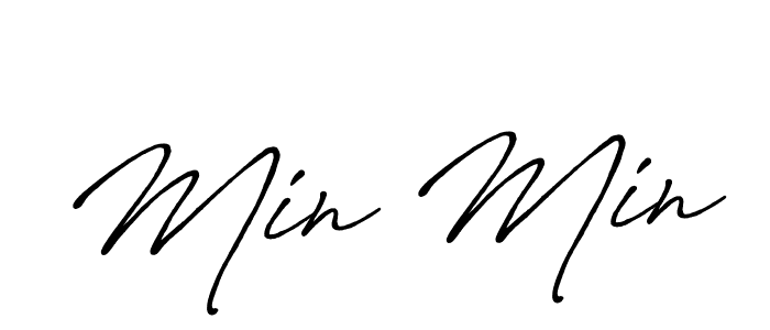 if you are searching for the best signature style for your name Min Min. so please give up your signature search. here we have designed multiple signature styles  using Antro_Vectra_Bolder. Min Min signature style 7 images and pictures png