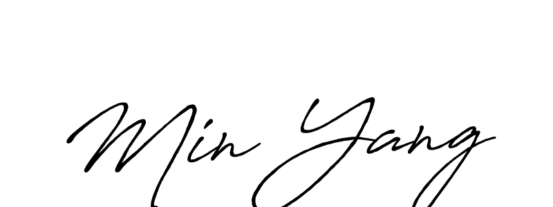 Make a beautiful signature design for name Min Yang. Use this online signature maker to create a handwritten signature for free. Min Yang signature style 7 images and pictures png