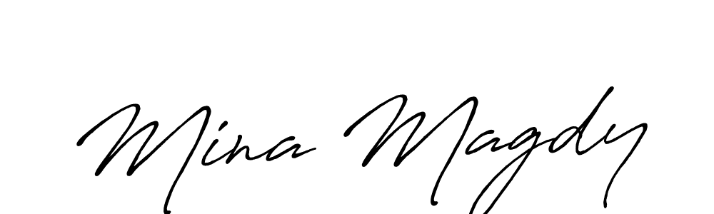 How to Draw Mina Magdy signature style? Antro_Vectra_Bolder is a latest design signature styles for name Mina Magdy. Mina Magdy signature style 7 images and pictures png