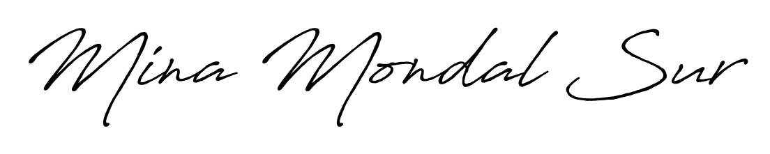 Build your personal autograph collection for name Mina Mondal Sur with Antro_Vectra_Bolder design. Browse, select, and save your favorites. Mina Mondal Sur signature style 7 images and pictures png