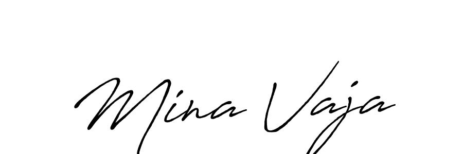 Once you've used our free online signature maker to create your best signature Antro_Vectra_Bolder style, it's time to enjoy all of the benefits that Mina Vaja name signing documents. Mina Vaja signature style 7 images and pictures png