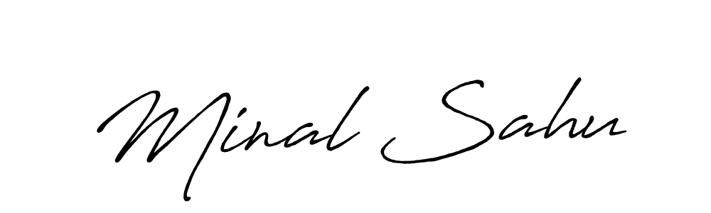Make a short Minal Sahu signature style. Manage your documents anywhere anytime using Antro_Vectra_Bolder. Create and add eSignatures, submit forms, share and send files easily. Minal Sahu signature style 7 images and pictures png