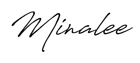 Looking for an artistic signature for Minalee? The Antro_Vectra_Bolder calligraphy style gives a sophisticated flow suitable for business cards and emails. Minalee signature style 7 images and pictures png