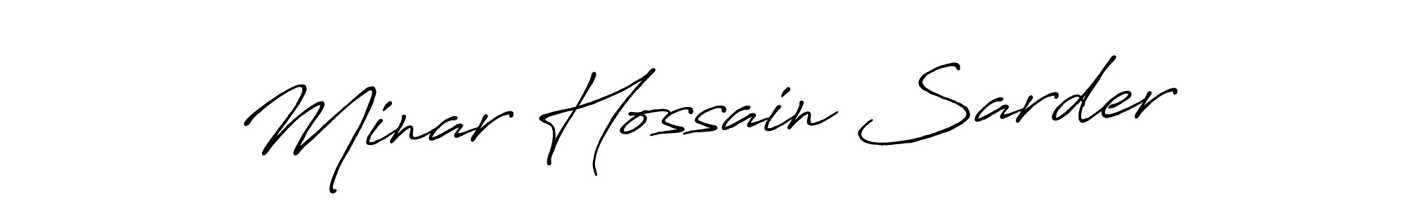 This is the best signature style for the Minar Hossain Sarder name. Also you like these signature font (Antro_Vectra_Bolder). Mix name signature. Minar Hossain Sarder signature style 7 images and pictures png