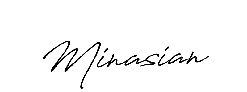 You should practise on your own different ways (Antro_Vectra_Bolder) to write your name (Minasian) in signature. don't let someone else do it for you. Minasian signature style 7 images and pictures png