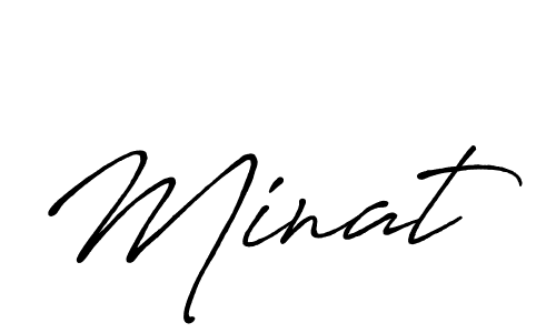 if you are searching for the best signature style for your name Minat. so please give up your signature search. here we have designed multiple signature styles  using Antro_Vectra_Bolder. Minat signature style 7 images and pictures png