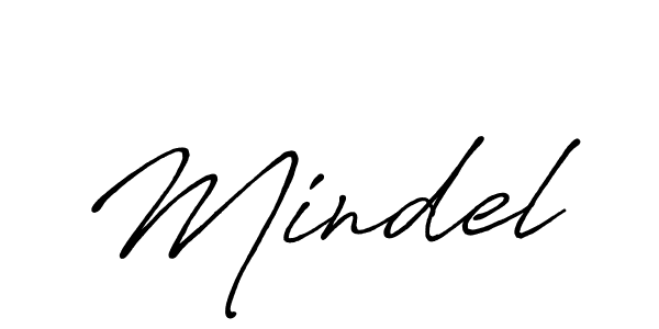 Create a beautiful signature design for name Mindel. With this signature (Antro_Vectra_Bolder) fonts, you can make a handwritten signature for free. Mindel signature style 7 images and pictures png