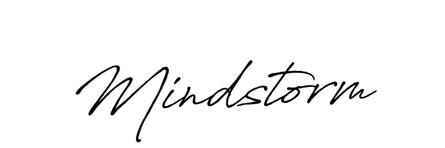 Make a beautiful signature design for name Mindstorm. With this signature (Antro_Vectra_Bolder) style, you can create a handwritten signature for free. Mindstorm signature style 7 images and pictures png