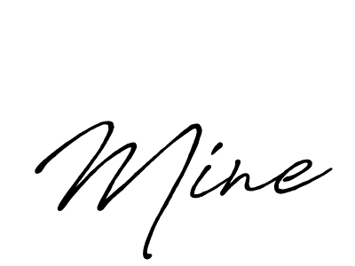 How to Draw Mine signature style? Antro_Vectra_Bolder is a latest design signature styles for name Mine. Mine signature style 7 images and pictures png