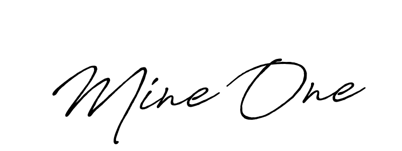 Once you've used our free online signature maker to create your best signature Antro_Vectra_Bolder style, it's time to enjoy all of the benefits that Mine One name signing documents. Mine One signature style 7 images and pictures png