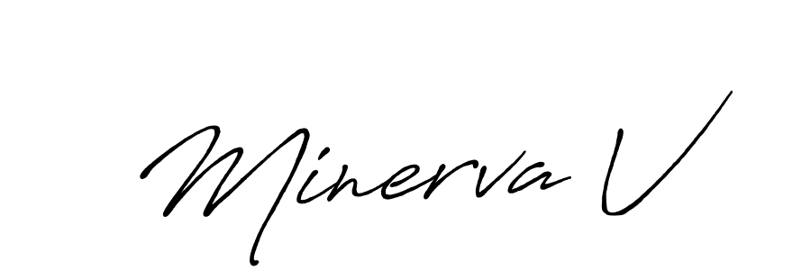 You can use this online signature creator to create a handwritten signature for the name Minerva V. This is the best online autograph maker. Minerva V signature style 7 images and pictures png