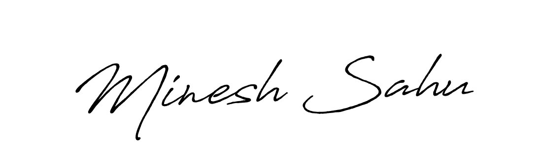 Similarly Antro_Vectra_Bolder is the best handwritten signature design. Signature creator online .You can use it as an online autograph creator for name Minesh Sahu. Minesh Sahu signature style 7 images and pictures png