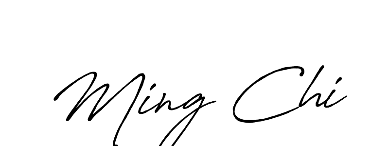 It looks lik you need a new signature style for name Ming Chi. Design unique handwritten (Antro_Vectra_Bolder) signature with our free signature maker in just a few clicks. Ming Chi signature style 7 images and pictures png