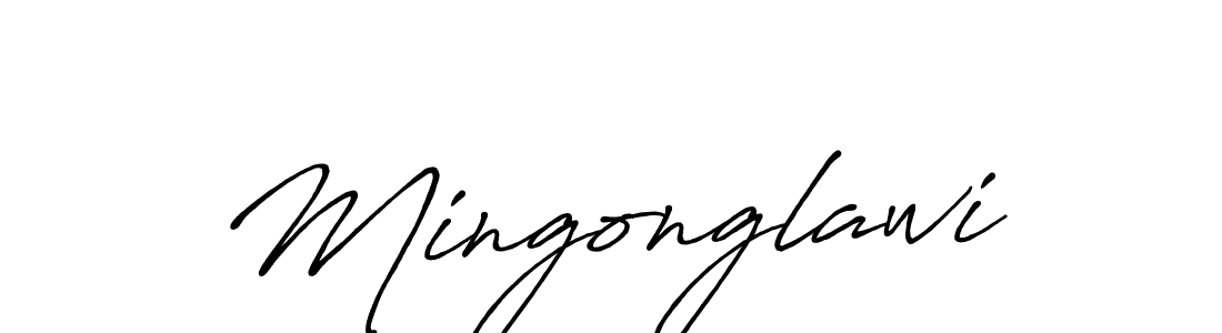 Similarly Antro_Vectra_Bolder is the best handwritten signature design. Signature creator online .You can use it as an online autograph creator for name Mingonglawi. Mingonglawi signature style 7 images and pictures png
