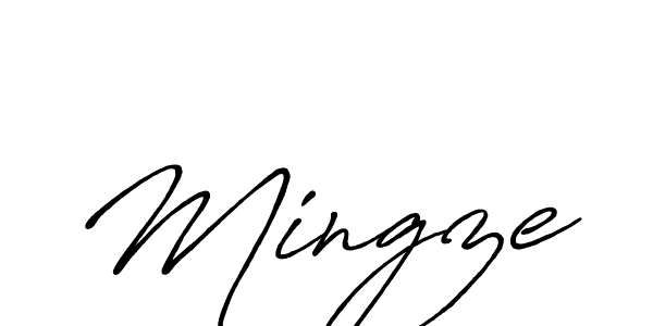 Best and Professional Signature Style for Mingze. Antro_Vectra_Bolder Best Signature Style Collection. Mingze signature style 7 images and pictures png