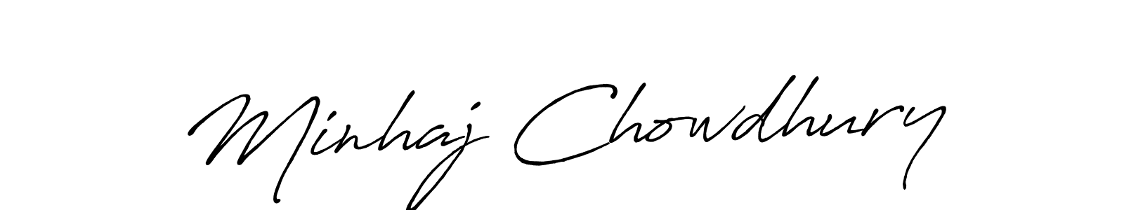 This is the best signature style for the Minhaj Chowdhury name. Also you like these signature font (Antro_Vectra_Bolder). Mix name signature. Minhaj Chowdhury signature style 7 images and pictures png