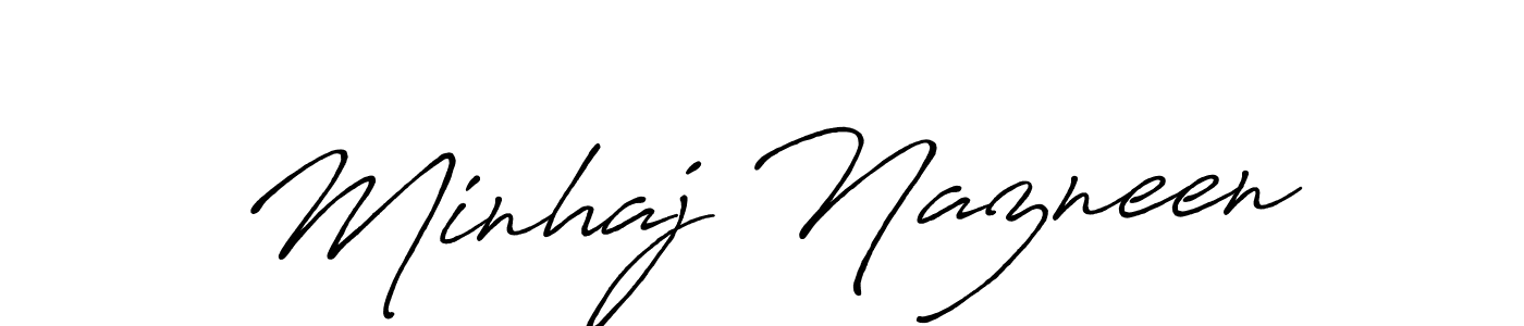 How to Draw Minhaj Nazneen signature style? Antro_Vectra_Bolder is a latest design signature styles for name Minhaj Nazneen. Minhaj Nazneen signature style 7 images and pictures png