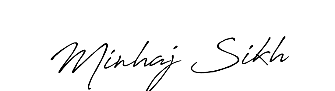 Once you've used our free online signature maker to create your best signature Antro_Vectra_Bolder style, it's time to enjoy all of the benefits that Minhaj Sikh name signing documents. Minhaj Sikh signature style 7 images and pictures png